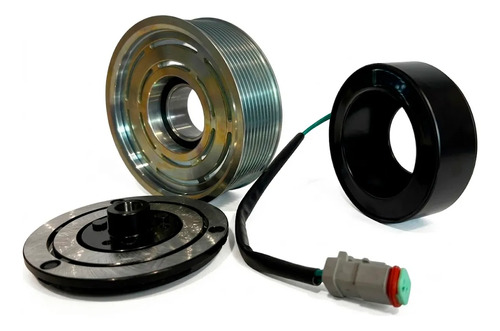 Kit Embreagem Compressor Ar Scania P G R 2012+ 10pk 24v - Imagem 3