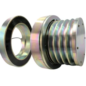 CONJUNTO EMBREAGEM COMPRESSOR ONIBUS LD8/ RP100/ RP120 MODELO DENSO 6C500 POLIA 2A/ 2B 24V OEM: BC14 | Jetcooler