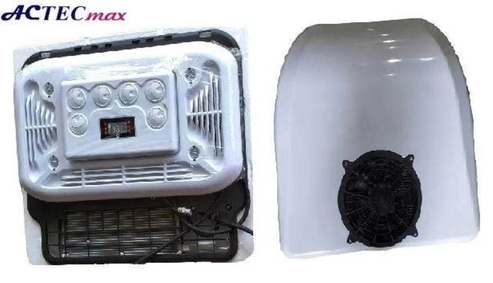 KIT AR CONDICIONADO UNIVERSAL DE TETO ELETRICO PARA CAMINHOES E MAQUINAS AGRICOLAS 24V 9500 BTU MOD. | Jetcooler