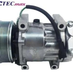 COMPRESSOR 7H15 MAQUINA RETROESCAVADEIRA JCB 535/ 540/ 214/ 2CX/ 3CX/ 4CX - 12V POLIA 8PK 124MM OEM: 32008562 SD8203 | Jetcooler