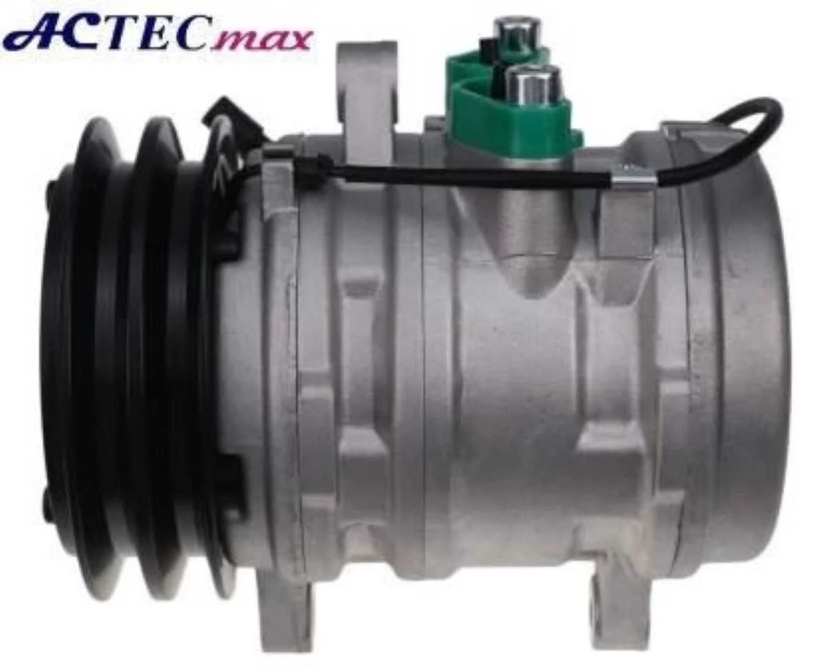 COMPRESSOR KOMATSU/ KUBOTA/ MASSEY FERGUSON/ LANDINI STARA/ JOHN DEERE/ CNH/ MERLO MOD. SP10 2A 12V | Jetcooler
