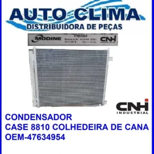 CONDENSADOR CASE 8810/ NEW HOLLAND CR8.90 TC5070 TC5080 TC5090 OEM: 47634954 | Jetcooler