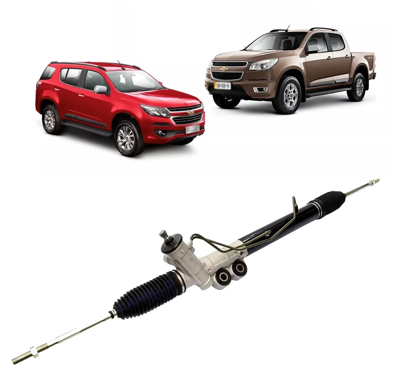 CAIXA DIRECAO HIDRAULICA CHEVROLET S10/TRAILBLAZER 2012 ATE 2016 S/ TERMINAL OEM: 98190395 / 9821470 | Jetcooler