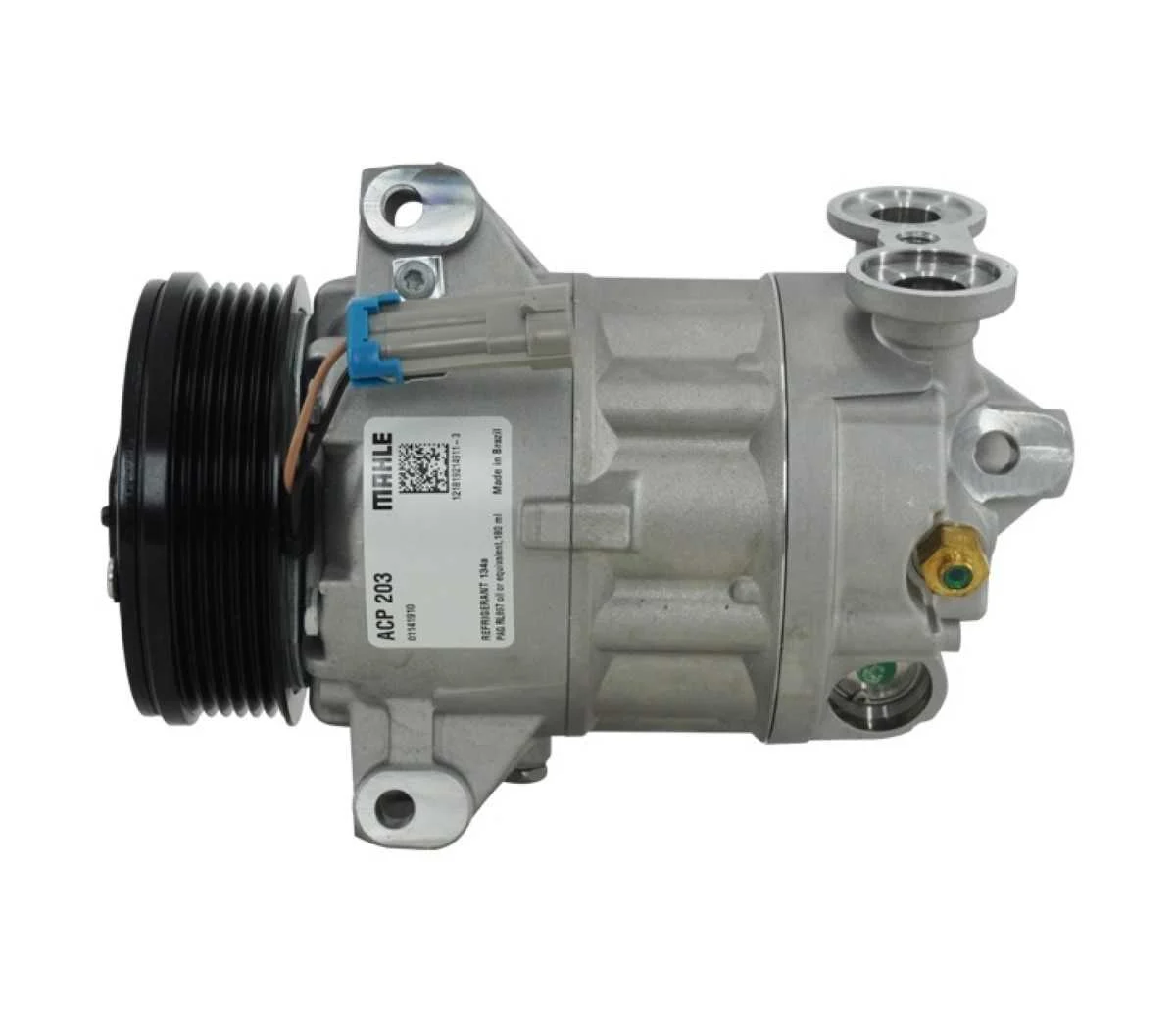 COMPRESSOR CHEVROLET S10 2.4 2.8 / BLAZER 2.4 2.8 2000 ATE 2011 - 12V POLIA 6PK 110MM OEM: 93298740 | Jetcooler