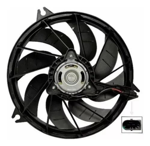 ELETROVENTILADOR PEUGEOT 206 1.0 1.4 1.6 2002 ATE 2010 C/AR OEM: 125391 / 1253.91 | Jetcooler