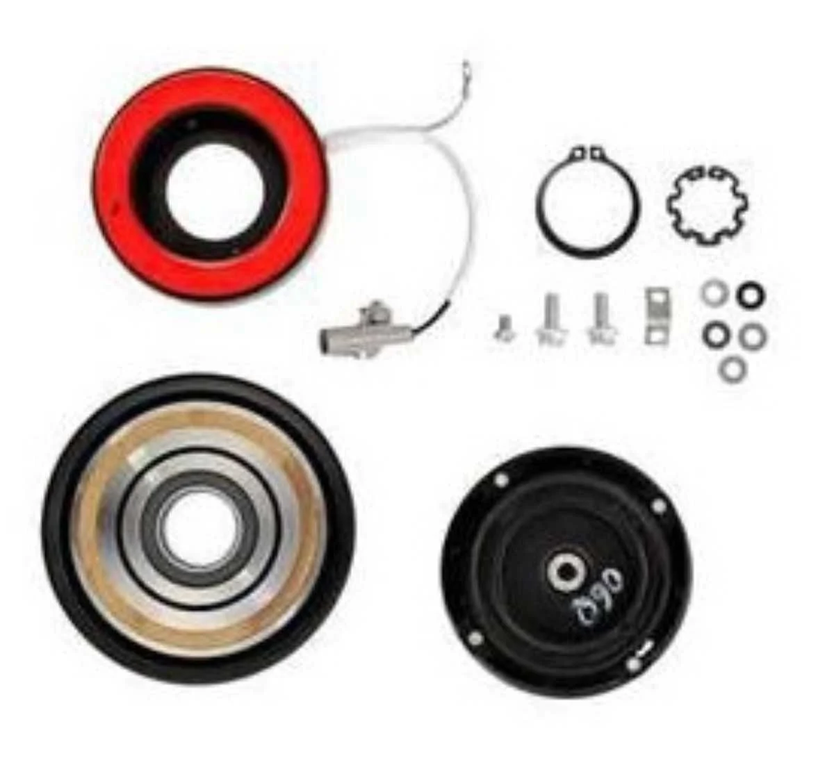 CONJUNTO EMBREAGEM COMPRESSOR DENSO 10S15 HONDA NEW CIVIC 2006 ATE 2010/ TOYOTA HILUX 2005 ATE 2015/ | Jetcooler