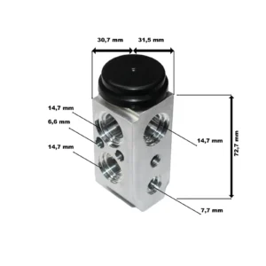 VALVULA EXPANSAO TUCSON HB20 IX35 I30 SONATA AZERA J3 CERATO OEM-97626-0C000 | Jetcooler