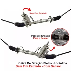 CAIXA DIRECAO HIDRAULICA VW FOX BLUEMOTION 2013 ATE 2014/ POLO 2007 ATE 2013 ESTRIADA COM ENCAIXE PA | Jetcooler