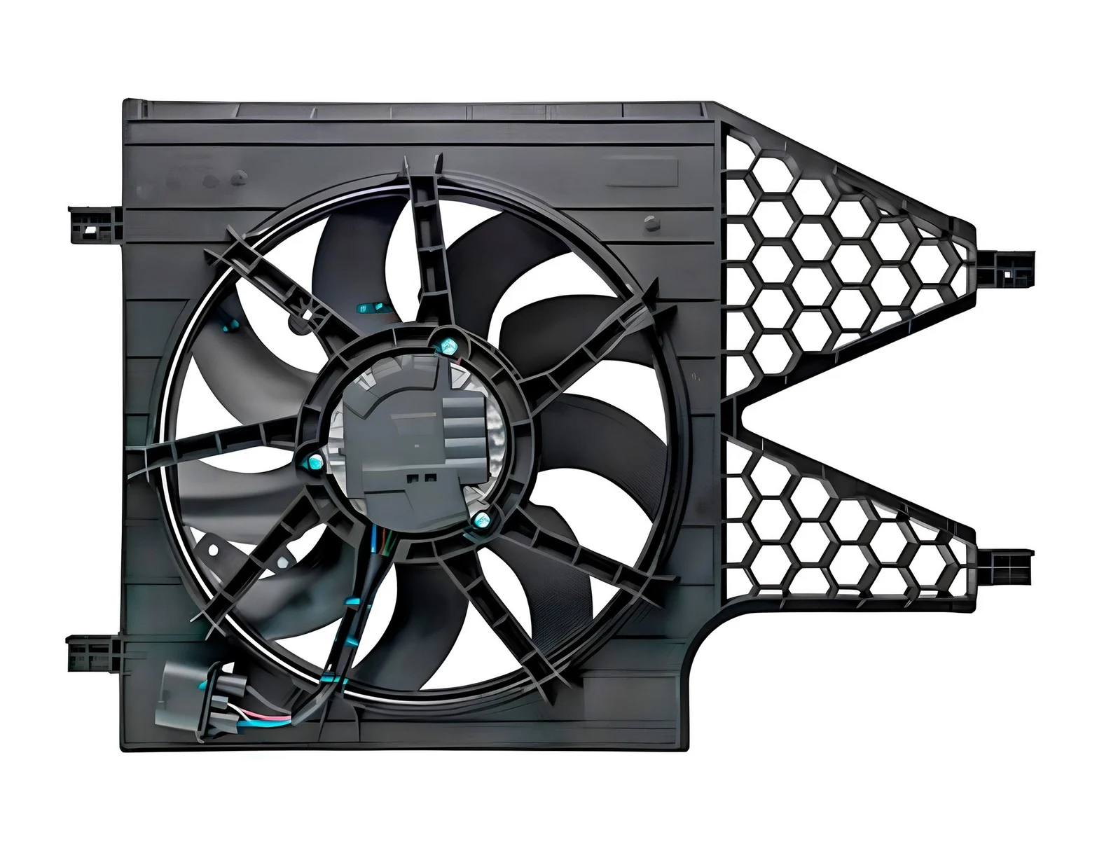 ELETROVENTILADOR VOLKSWAGEN VW UP TSI 1.0 12V TURBO 2014 ATE 2021 C/ AR OEM: 1S0121207P / 1S0959455D | Jetcooler