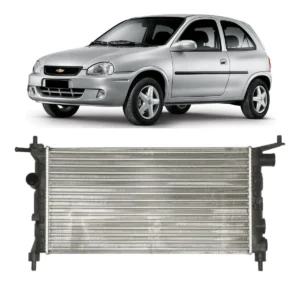 RADIADOR AGUA CHEVROLET CORSA 1.0/ 1.4/ 1.6 1994 ATE 2007 S/AR OEM: 93225774 / 93246489 | Jetcooler