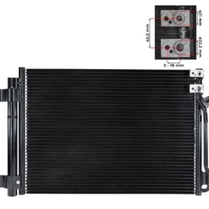 CONDENSADOR VOLKSWAGEN JETTA 2015 EM DIANTE/ VOLKSWAGEN FUSCA 2013 ATE 2016 OEM: 5C0820411K | Jetcooler