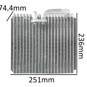 EVAPORADOR EVAPORADOR ESCAVADEIRA DOOSAN DH55/ DX140/ DX210/ DX225/ DX255/ DX300/ DX340/ DX420/ DX48 | Jetcooler