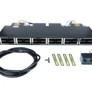 CAIXA EVAPORADORA UNIVERSAL MICRO-BUS 2 MOTORES 3 VELOCIDADES 6 DIFUSORES 12V 32000 BTUS VALVULA CAP | Jetcooler