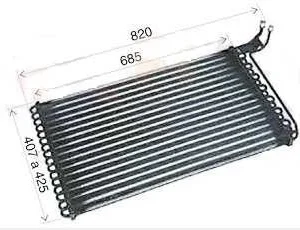 CONDENSADOR CHEVROLET D20 1985 ATE 1996 TUBO ALETAS ALUMINIO | Jetcooler