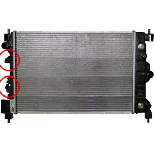 RADIADOR AGUA SONIC 1.6 AUTOMATICO OEM-95316047 *DEFLETOR ENCAIXE DOIS LADOS* | Jetcooler