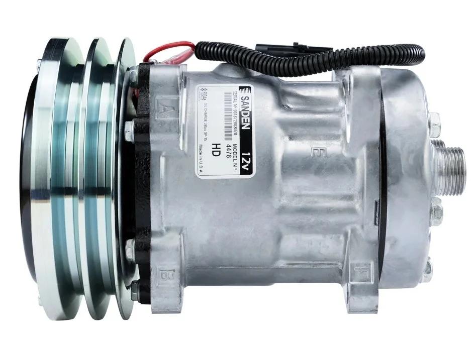 COMPRESSOR 7H15 MAQUINA CASE MAGNUM/NEW HOLAND TL/TC5070 2A 12V SD4478 U4609 | Jetcooler