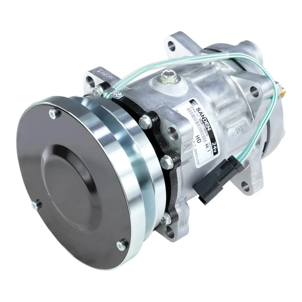 COMPRESSOR CATERPILLAR D6R/ 938G/ CASE MODELO SANDEN 4479/ 4604U 24V 1A 153MM OEM: 106-5122 / 106512 | Jetcooler